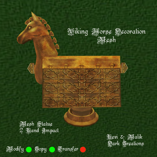 Viking Horse Decoration
