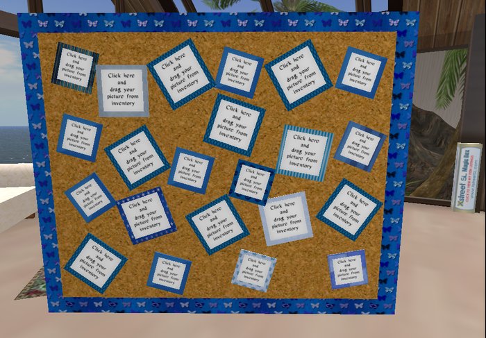 Indigo's Dreams LARGE corkboard