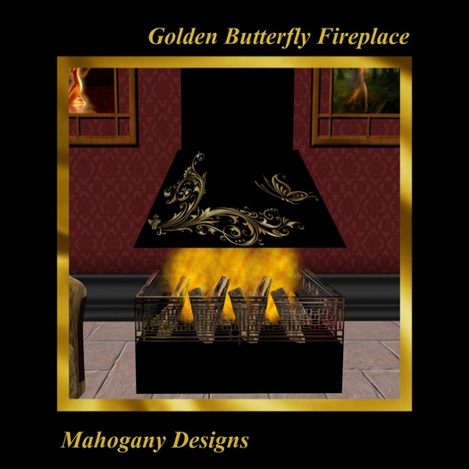 MD1019 Majestic Black Fireplace