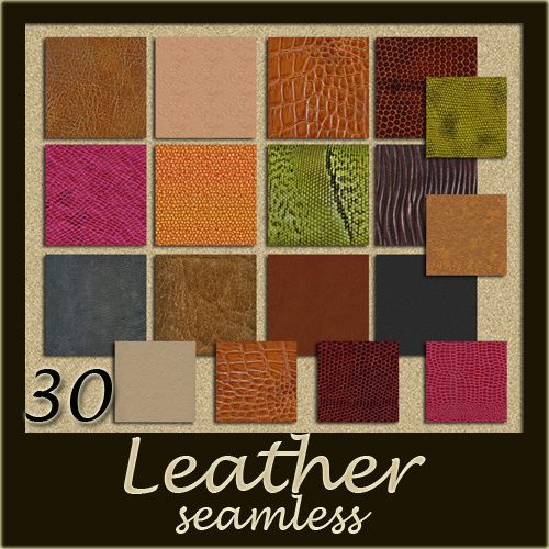 30 seamless leather textures