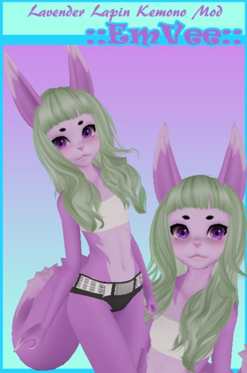 ::EmVE:: Lavender Lapin Kemono Skin
