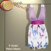 Maternity Dress Butterflies 
