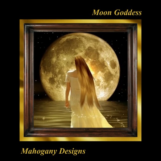 MD1018 Moon Goddess in Frame 