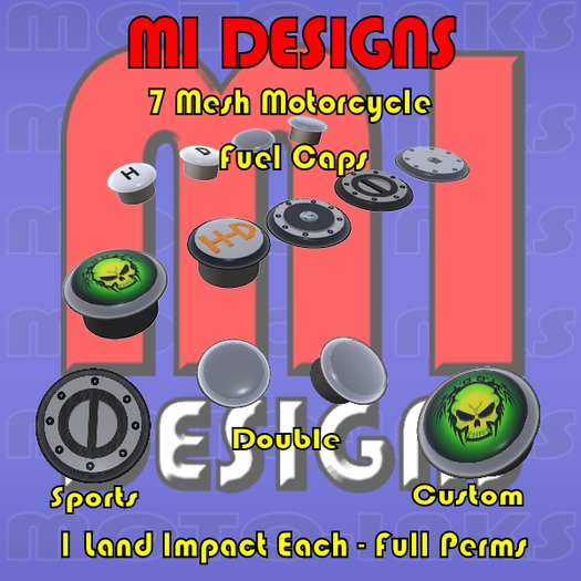 Motorcycle Fuel Caps (Boxed)