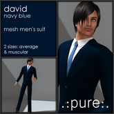 .:pure:. MEN David Suit DGrey/Red BOXED (i)
