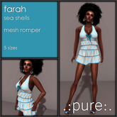 .:pure:. Farah Romper Sea Shells BOXED