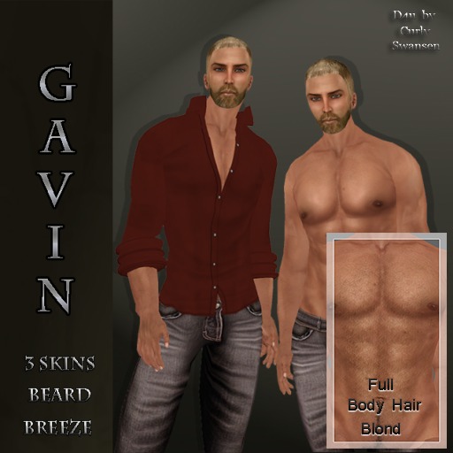 [D4u]Gavin Skin [Breeze] Beard/Body Hair Pack