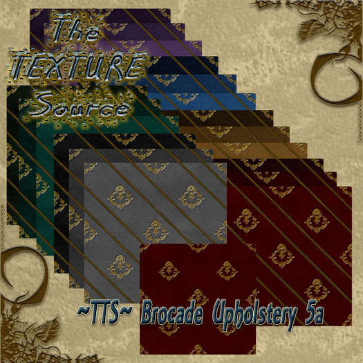 ~TTS~ Brocade Upholstery Set 5a