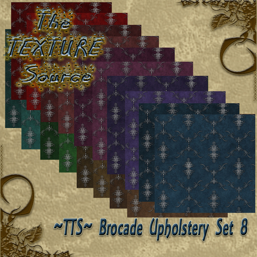 ~TTS~ Brocade Upholstery Set 8