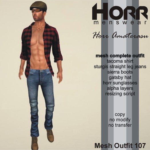 -HORR- Mesh Complete Outfit - 107
