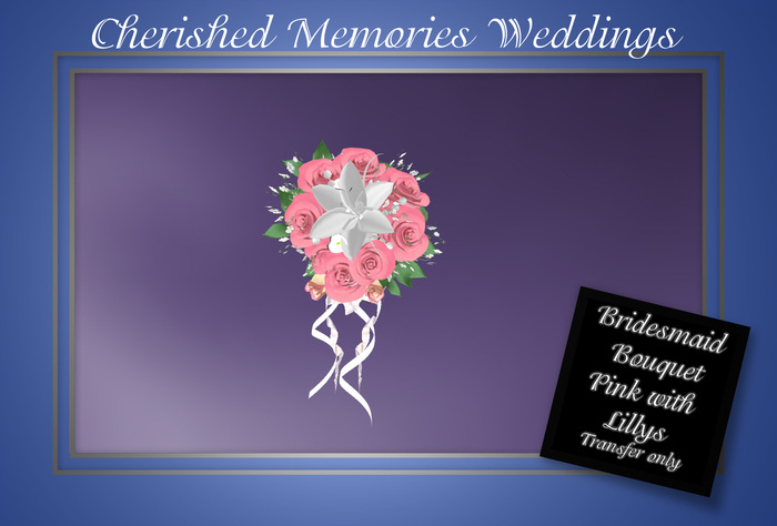 Bridesmaids Bouquet upright-pink