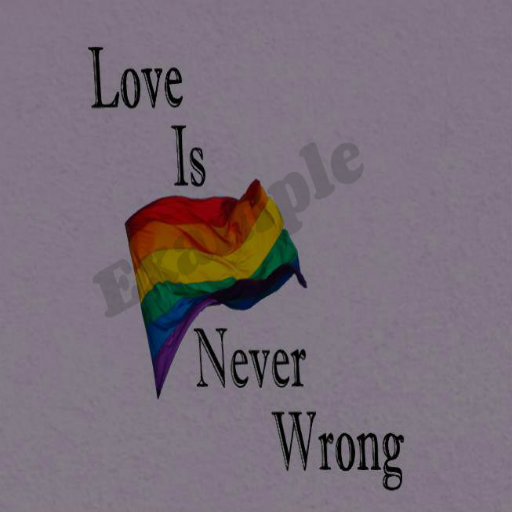 Love Is Never Wrong Wall Art