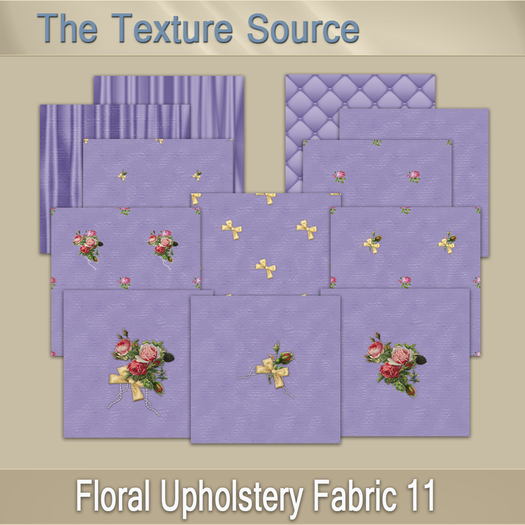 ~TTS~ Floral Upholstery Fabric 11