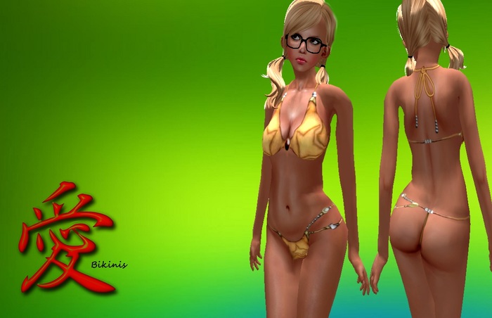 ^^Bikini summer yellow^^