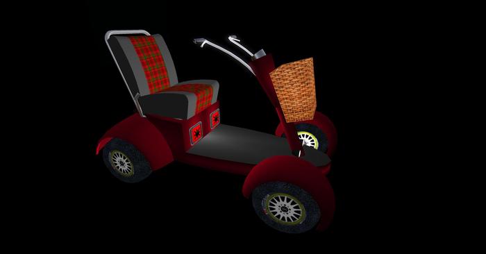 Harry's mobility scooter