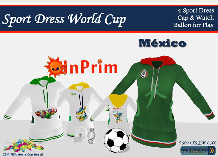 .:InPrim:. スポーツ服装メキシコ