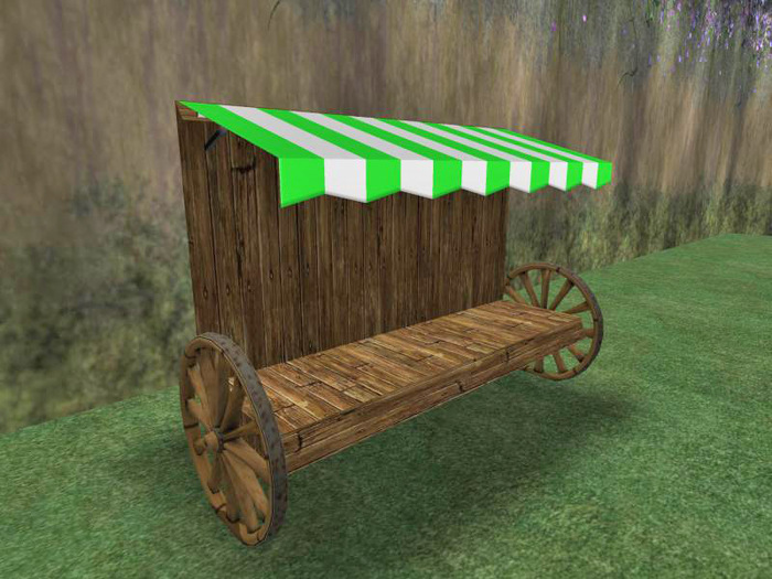 Tent with wheels   Verde - Art & Craft