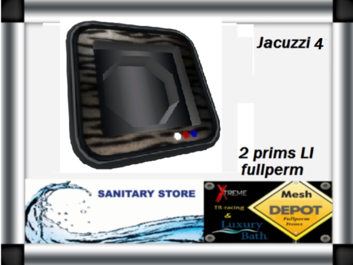 Jacuzzi  Hot Tub 4  Builder Mesh LUXURY Bath FP - Edition  Box