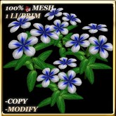 LW_ Potted Coleus Plant Mesh - Blue 1