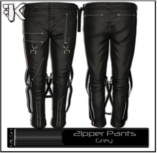 FK! - Black Pants & Blue Braces 