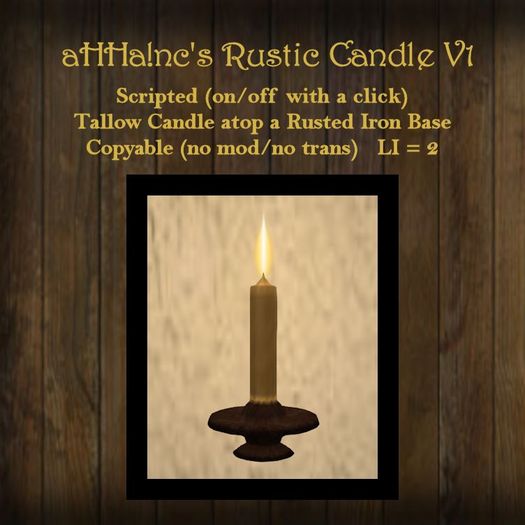 aHHa!nc's Rustic Candle v1