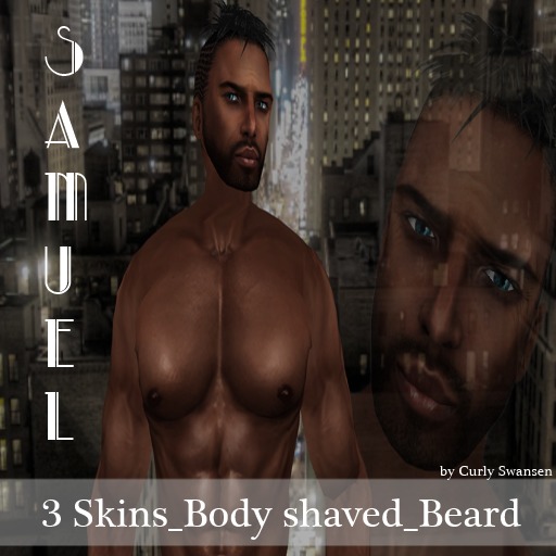 [D4u]Skin Samuel.:::.Charcoal/Beard Pack