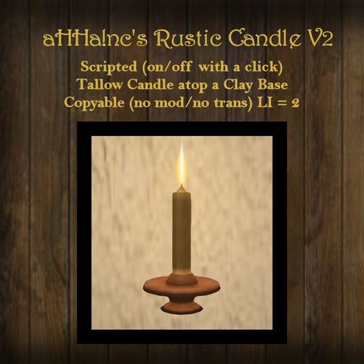 aHHa!nc's Rustic Candle v2