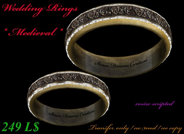 Wedding Rings * Medieval * Eheringe