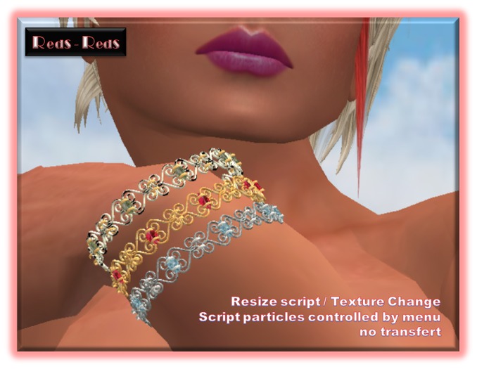 ~RedS ROCK RedS BRACELET~ Rubin Rock - Particles Control [Snow & More] 