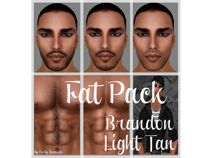 [D4u]Brandon Skin [Light Tan] Fat Pack