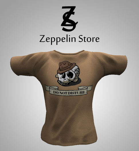 T Shirt - Skull - Zeppelin Store -
