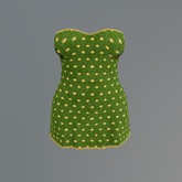 Green Dots Mesh Minidress box
