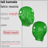 Lali's Mesh Latex Mask Green