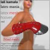 Lali's Mesh Bolero Red