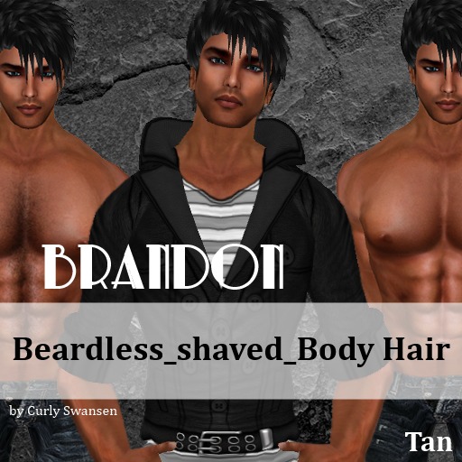 [D4u]Brandon Skin [Tan] Beardless