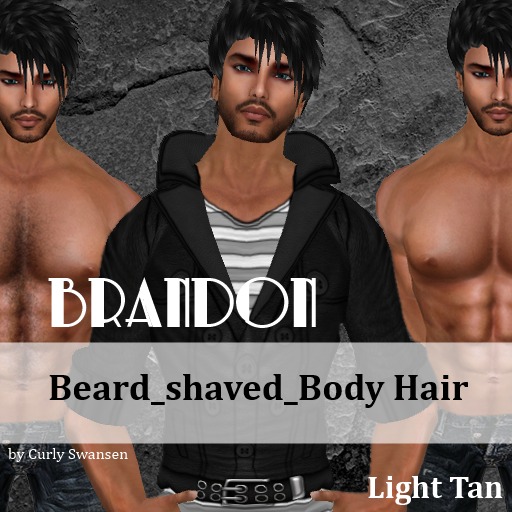 [D4u]Brandon Skin [Light Tan] Beard
