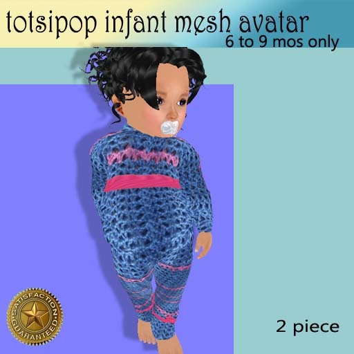 TOI42 Crochet Blue Set