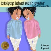 Totsipop INFANT 6-9 mos Tops and Pants set