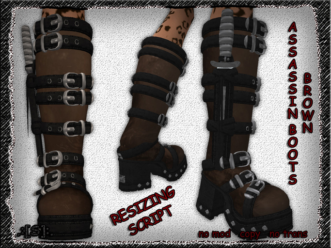 .:[S]:. Assassin Boots brown (box)