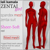Lali's Mesh Bolero Red