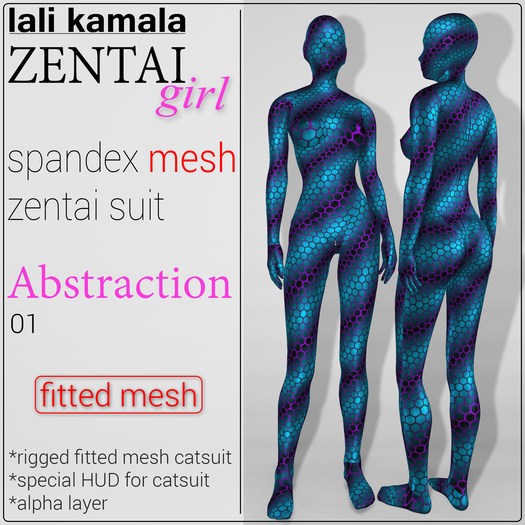 Lali's Mesh Zentai Abstraction 01