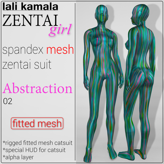 Lali's Mesh Zentai Abstraction 02