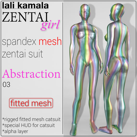 Lali's Mesh Zentai Abstraction 03