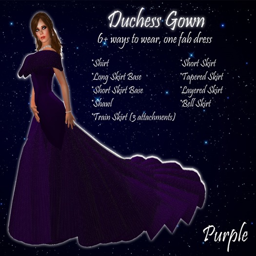 Duchess Gown Grey