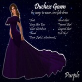 Duchess Gown Purple