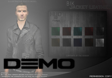 DEMO " Bik Jacket Leather " : HUD 10 TYPES