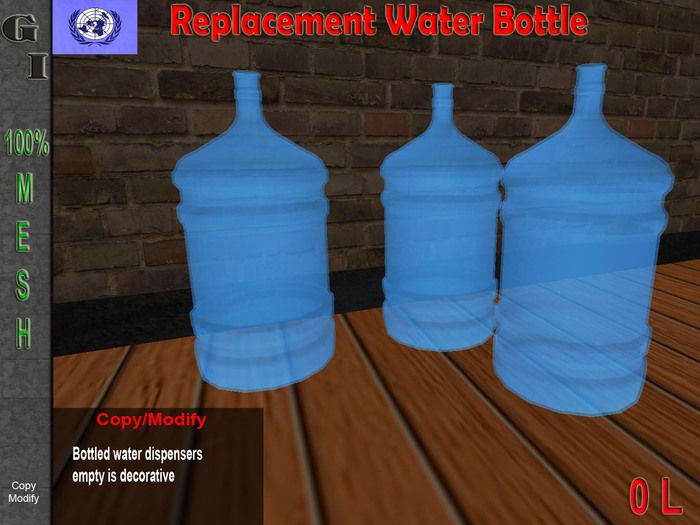 Replacement Water Bottle Box