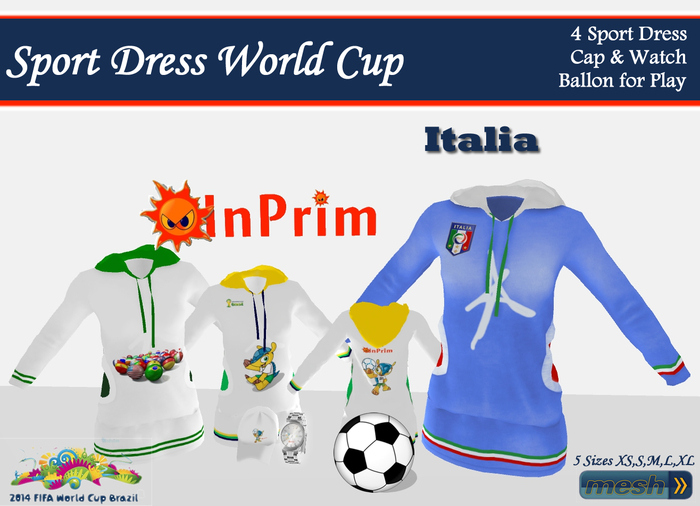 .:InPrim:. Vestido Deportivo de Italia