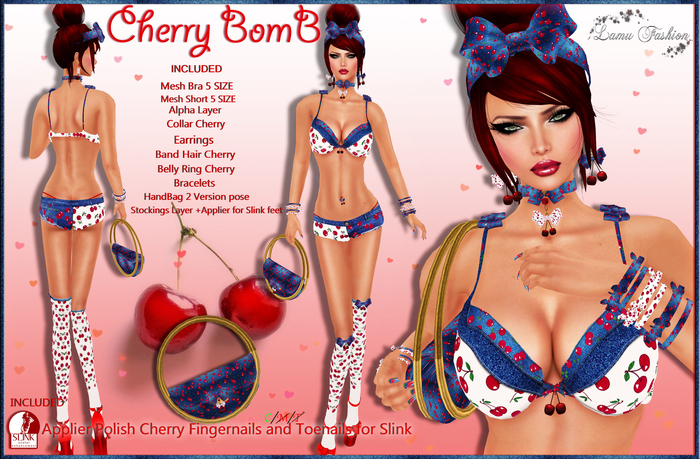 -Lamu Fashion-Outfit *Cherry Bomb* !DISCOUNT!