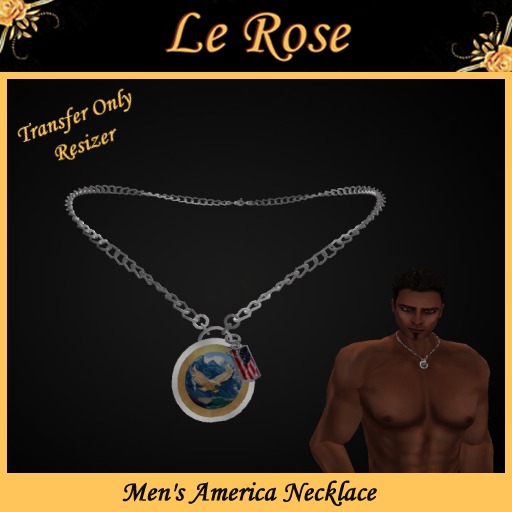 Men's America Necklace 
